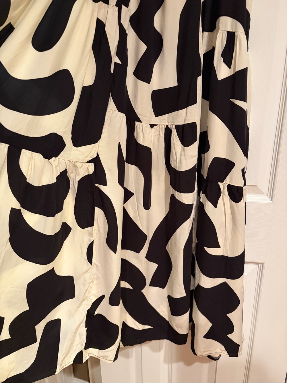 NWT Abel the Label "Diego" Tiered Maxi Dress - Picture 6 of 6